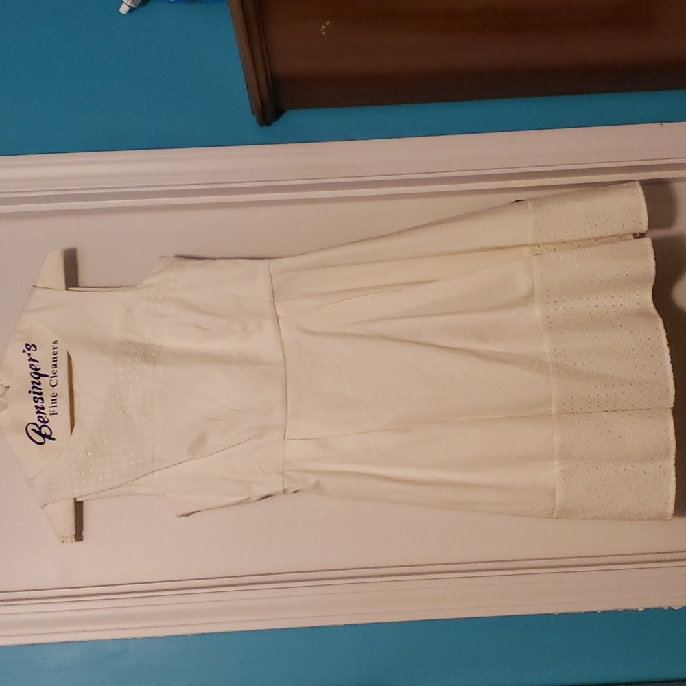 White Calvin klein dress